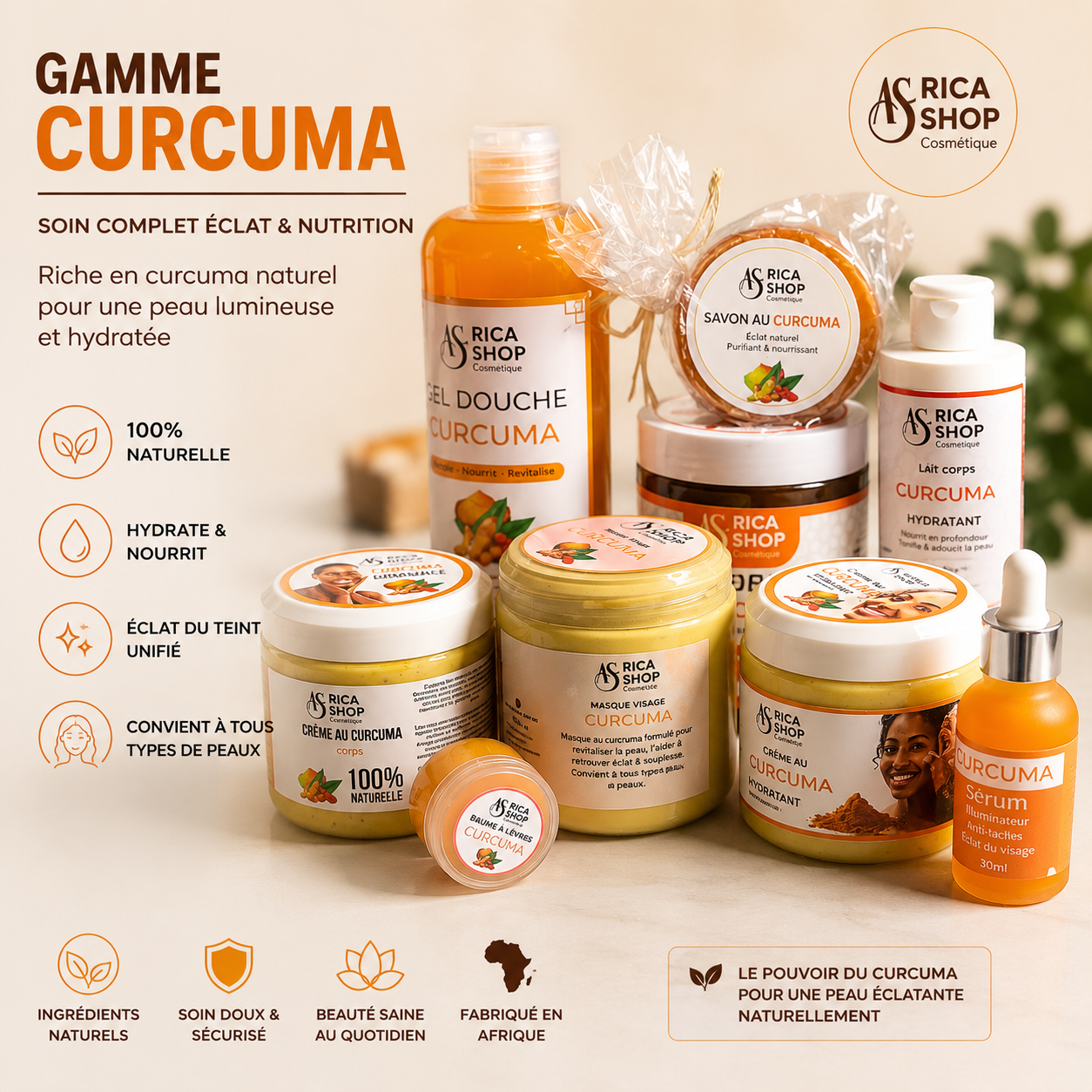 Curcuma Bio – Soin Naturel au Curcuma | Mr Cosmétique Paris"