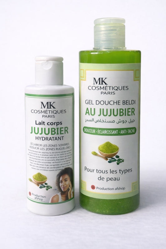 Kit au jujubier (lait de corps plus gel douche)