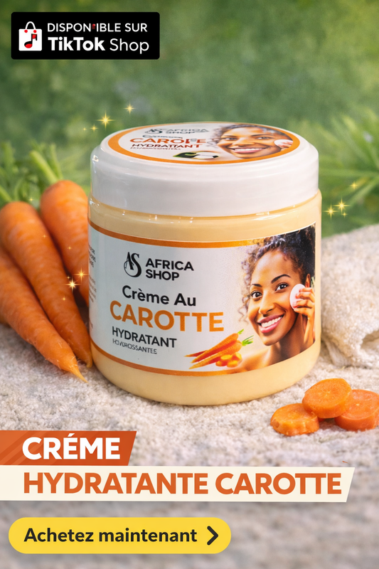 Crème pour le visage à la carotte