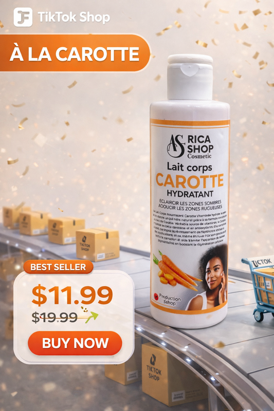 Lait de corps à la carotte