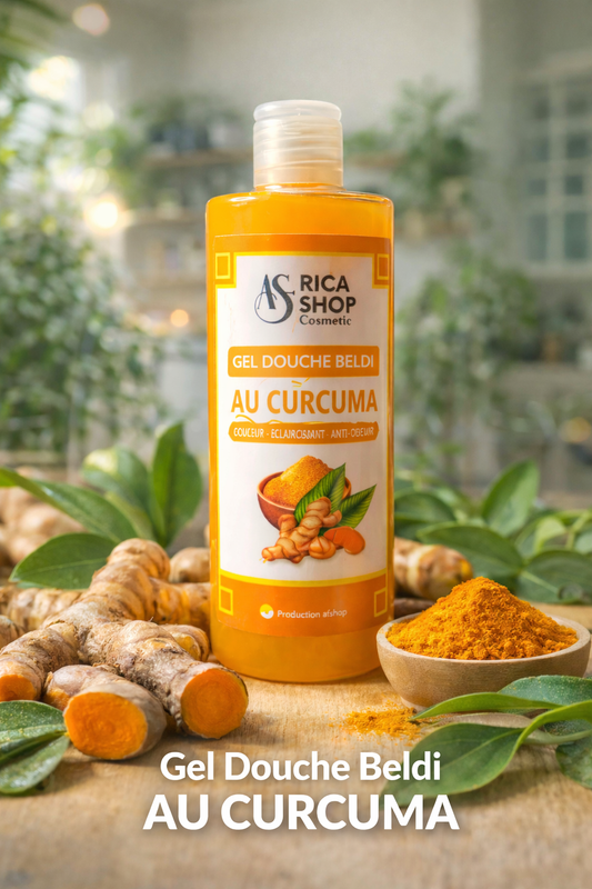 Gel douche au curcuma