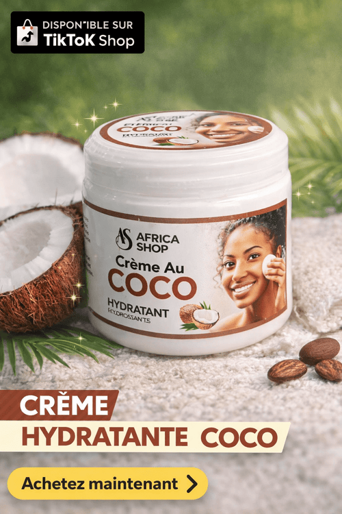 Crème visage au coco - Mr cosmétique Crème visage au coco