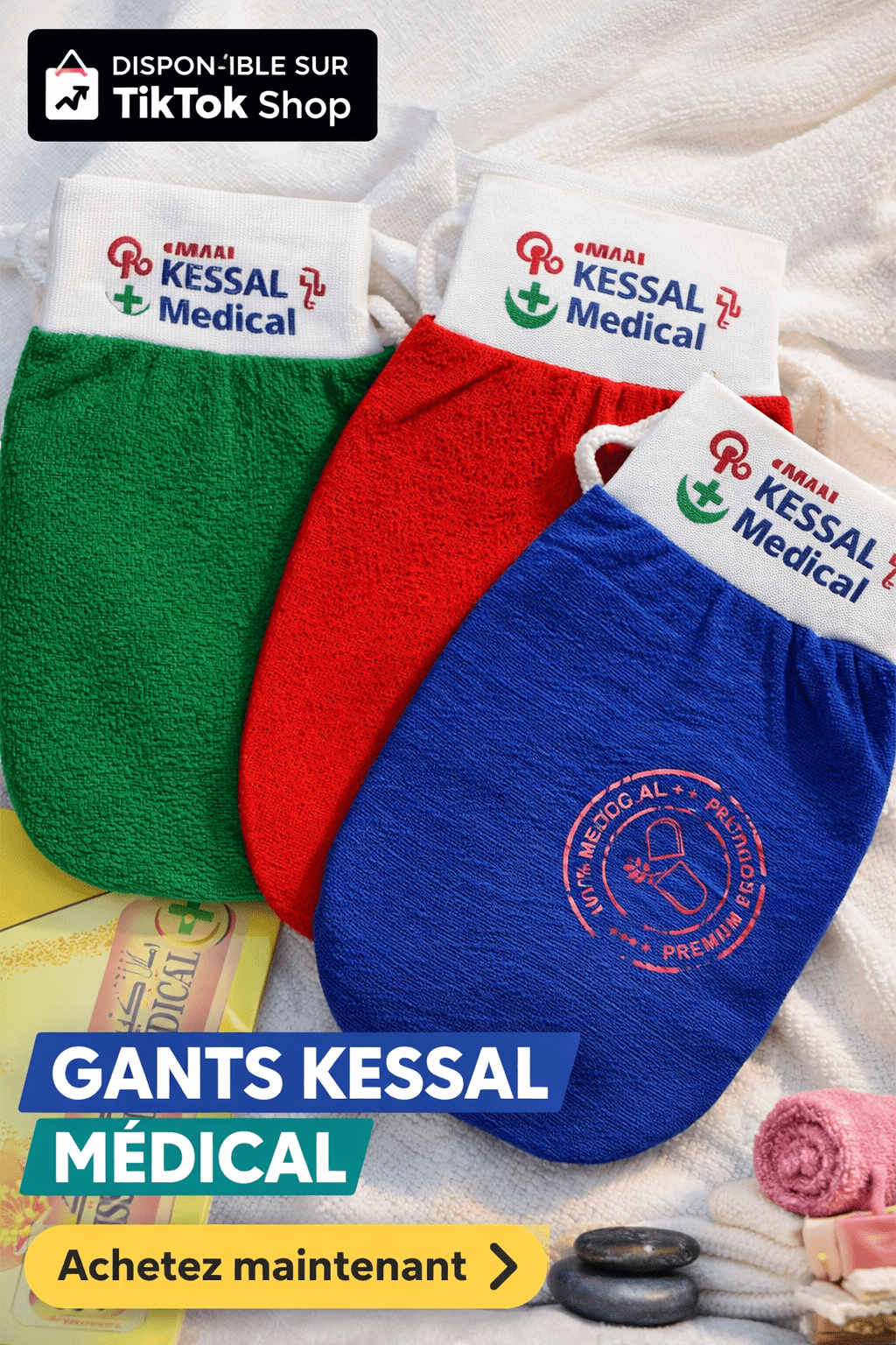 Gant kessal médical - Mr cosmétique Gant kessal médical