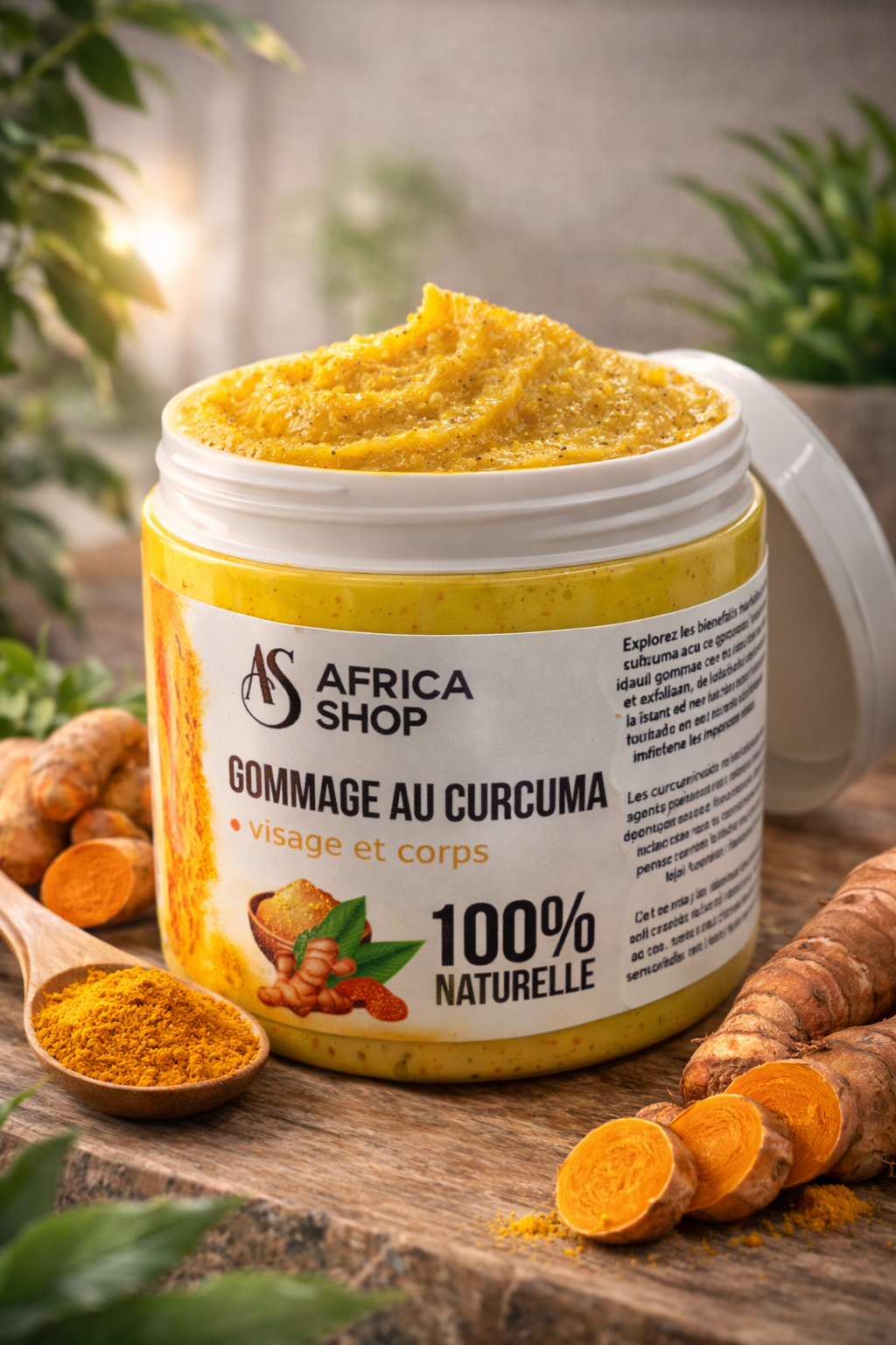 Gommage au Curcuma - Mr cosmétique Gommage au Curcuma