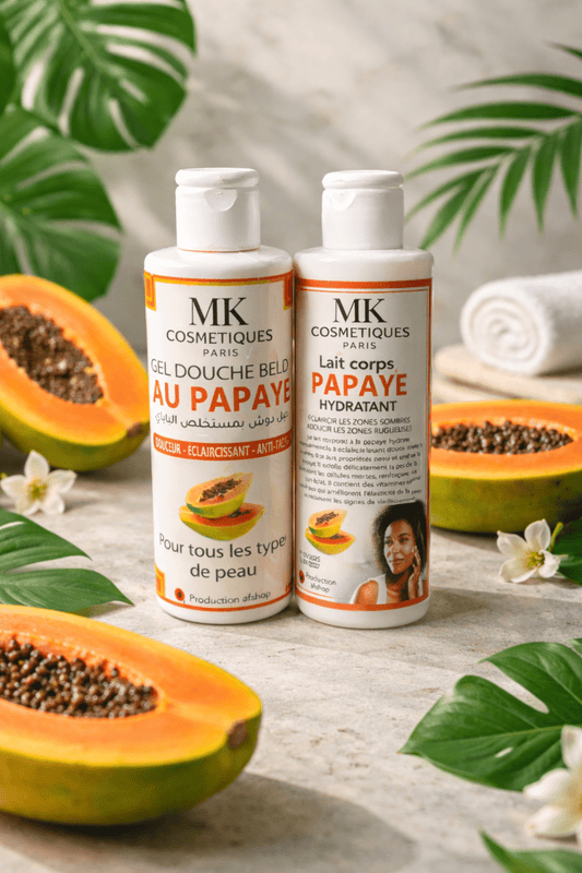 Kit Gel Douche & Lait de Corps à la Papaye | Mr Cosmétique Paris - Mr cosmétiqueKit Gel Douche & Lait de Corps à la Papaye | Mr Cosmétique Paris