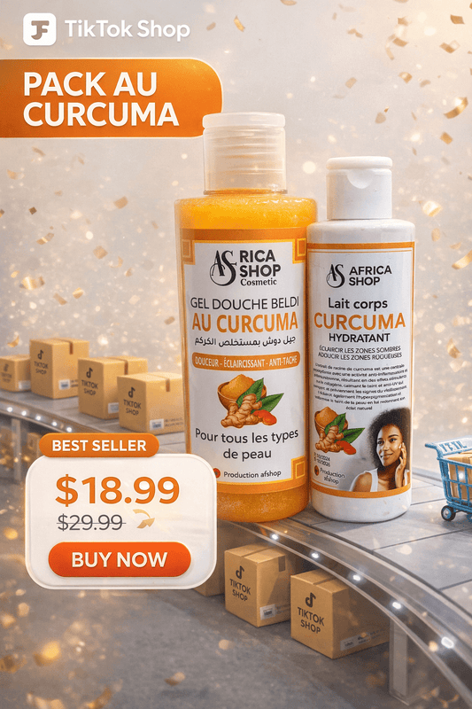 Kit pour le corps au Curcuma - Mr cosmétique Kit pour le corps au Curcuma