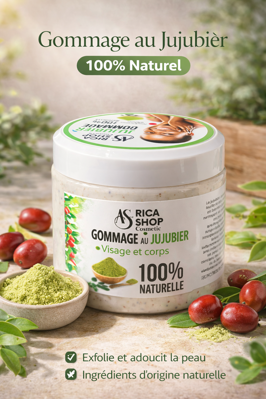 Masque au jujubier - Mr cosmétique Masque au jujubier