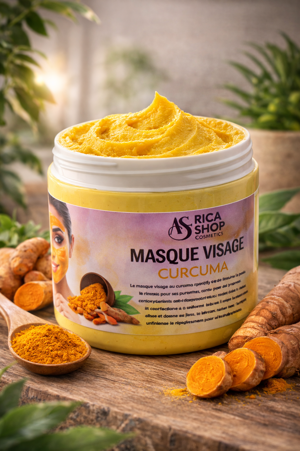 Masque auau Curcuma - Mr cosmétique Masque auau Curcuma