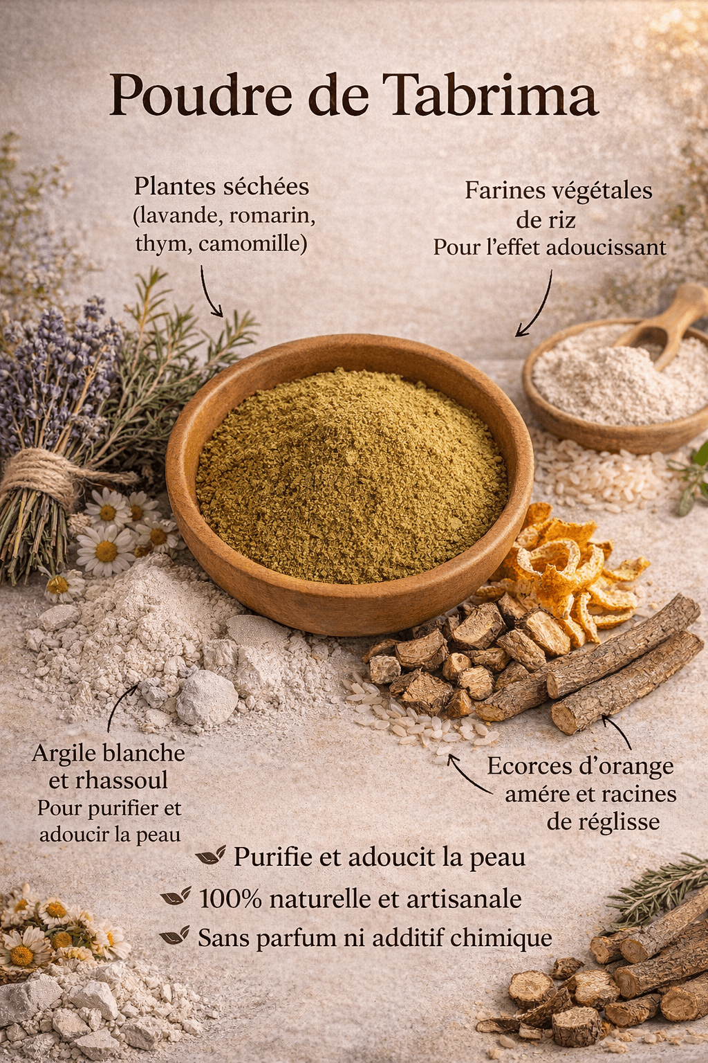 Tabrima Marocaine Authentique - Soin Corps & Éclat anti tache | Pot 500g - Mr cosmétiqueTabrima Marocaine Authentique - Soin Corps & Éclat anti tache | Pot 500g